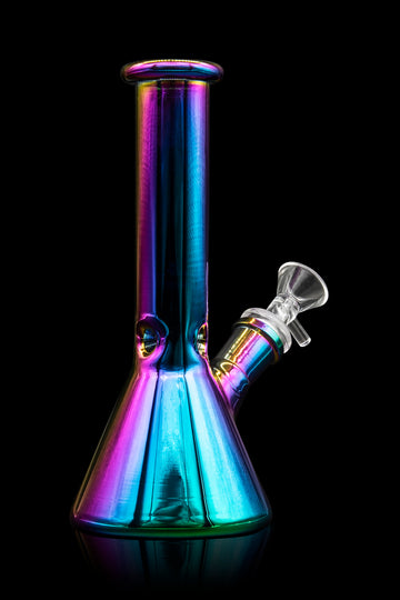 Iridescent Color Shift Beaker Bong Iridescent Color Shift Beaker Bong