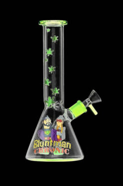 "Bluntman & Chronic" Ice Catch Beaker Bong