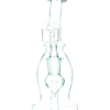 Curved Body Dab Rig With Colored Accents Curved Body Dab Rig With Colored Accents