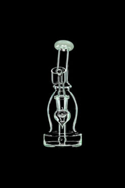Curved Body Dab Rig With Colored Accents