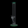 Straight Tube Glass Ice Bong with Colored Accents Straight Tube Glass Ice Bong with Colored Accents