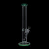 Straight Tube Glass Ice Bong with Colored Accents Straight Tube Glass Ice Bong with Colored Accents