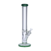 Straight Tube Glass Ice Bong with Colored Accents Straight Tube Glass Ice Bong with Colored Accents