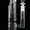 Medium 12 Inch Straight Tube with Honeycomb Perc and Black Accents Medium 12 Inch Straight Tube with Honeycomb Perc and Black Accents