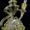 "Apollo" Fumed Marbled Recycler Dab Rig