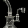 Hourglass Dab Rig with Colored Accents - Father Time Hourglass Dab Rig with Colored Accents - Father Time