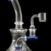 Hourglass Dab Rig with Colored Accents - Father Time Hourglass Dab Rig with Colored Accents - Father Time