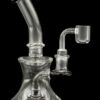 Hourglass Dab Rig with Colored Accents - Father Time Hourglass Dab Rig with Colored Accents - Father Time