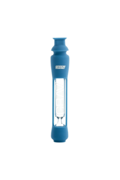 12mm Glass Taster with Silicone Skin - Blue
