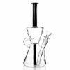 Hourglass Recycler with Black Accents
