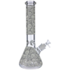Glow in the Dark Beaker Ice Bong - Spooky Faces Glow in the Dark Beaker Ice Bong - Spooky Faces