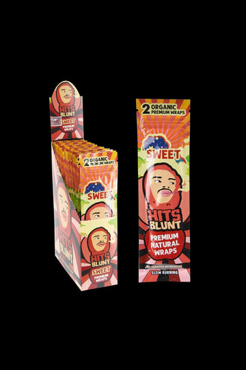 Hits Blunt Premium Organic Hemp Wraps - 25 Pouches Hits Blunt Premium Organic Hemp Wraps - 25 Pouches