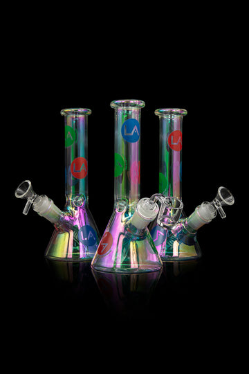Limited Edition 8" Iridescent Disco Beaker Set Limited Edition 8" Iridescent Disco Beaker Set