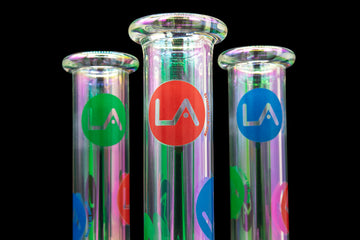 Limited Edition 8" Iridescent Disco Beaker Set Limited Edition 8" Iridescent Disco Beaker Set