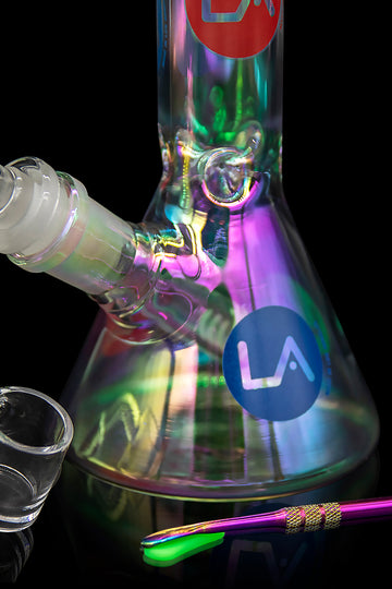 Limited Edition 8" Iridescent Disco Beaker Set Limited Edition 8" Iridescent Disco Beaker Set