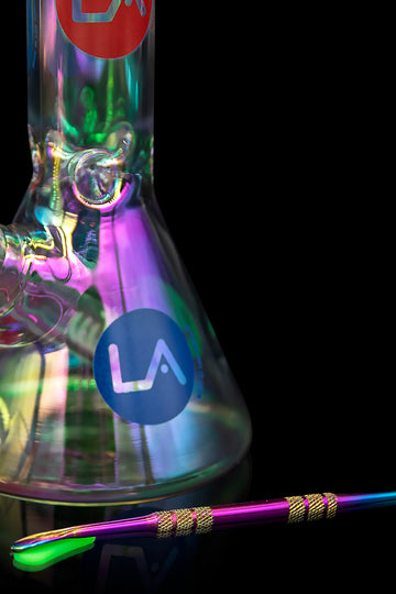 Limited Edition 8" Iridescent Disco Beaker Set Limited Edition 8" Iridescent Disco Beaker Set