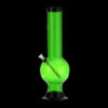 Acrylic Straight Tube Bubble Base Bong with Carb Hole Acrylic Straight Tube Bubble Base Bong with Carb Hole