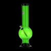 Acrylic Straight Tube Bubble Base Bong with Carb Hole Acrylic Straight Tube Bubble Base Bong with Carb Hole