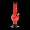 Acrylic Straight Tube Bubble Base Mini Bong with Maria