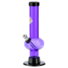 Acrylic Straight Tube Bubble Base Mini Bong Acrylic Straight Tube Bubble Base Mini Bong
