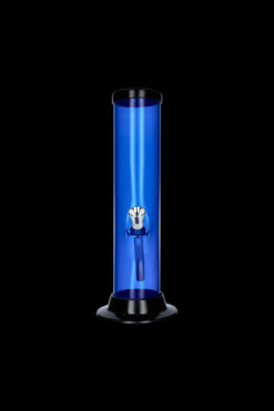Acrylic Bong with Straight Tube and Carb Hole | 9 Inch