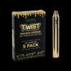 Ooze Adjustable Twist 650mAh Batteries - 5 Pack