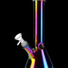 Glass Beaker Base Ice Bong with Metallic Finish Glass Beaker Base Ice Bong with Metallic Finish