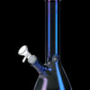 Glass Beaker Base Ice Bong with Metallic Finish Glass Beaker Base Ice Bong with Metallic Finish