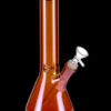 Glass Beaker Base Ice Bong with Metallic Finish Glass Beaker Base Ice Bong with Metallic Finish