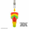 Ozone Silicone Water Pipe and Dab Straw