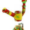 Ooze "Cranium" Silicone 4-in-1 Glass Water Pipe Ooze "Cranium" Silicone 4-in-1 Glass Water Pipe