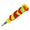 Ooze "Cranium" Silicone 4-in-1 Glass Water Pipe Ooze "Cranium" Silicone 4-in-1 Glass Water Pipe