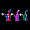 Silicone 9" Fat Can Dab Rig - Assorted Colors Silicone 9" Fat Can Dab Rig - Assorted Colors