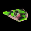 Silicone Diamond Hand Pipe with Glass Bowl