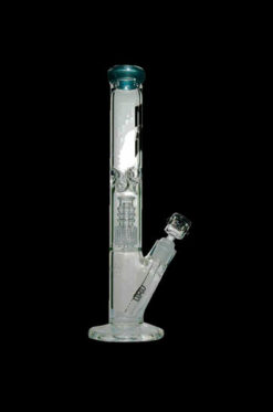 Straight Tube Bong with Chandelier Perc