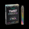 Ooze Adjustable Twist 650mAh Batteries - 5 Pack