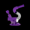 Swerve 4-in-1 Hybrid Silicone and Glass Water Pipe
