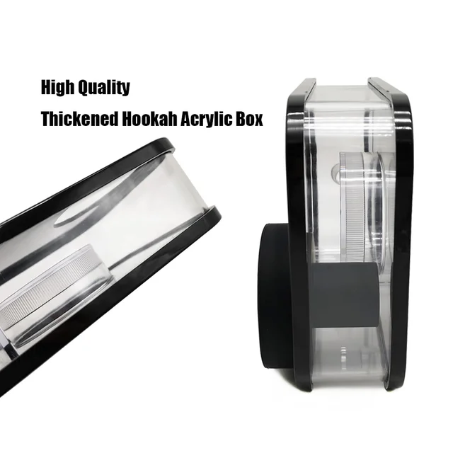 Square Acrylic Hookah Set with LED Light Square Acrylic Hookah Set with LED Light