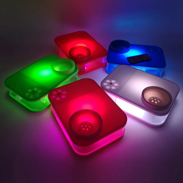 Square Acrylic Hookah Set with LED Light Square Acrylic Hookah Set with LED Light