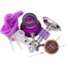 2 Hose Hookah Set, 11" Premium Portable Shisha Kit