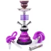 2 Hose Hookah Set, 11" Premium Portable Shisha Kit