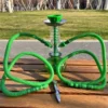 Acrylic Hookah Shisha Set with Double Hose & Accessories