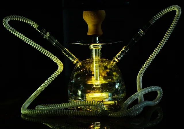 Acrylic LED Shisha Hookah Set with Ceramic Bowl and Metal Tongs Acrylic LED Shisha Hookah Set with Ceramic Bowl and Metal Tongs