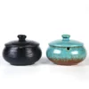 Ceramic Smoking Ashtray with Lid