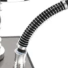 Cube Acrylic LED Hookah Set with 2 Hoses and Silicone Bowl