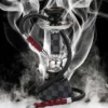 Portable Hookah Shisha Kit with Glass Vase