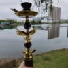 Resin Stainless Steel Hookah Set with Glass Bottle