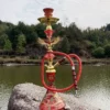 52cm Arab Shisha Hookah Set with Glass Base