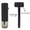 Portable Travel Hookah Set with Protective Cover and Smoking Accessories
