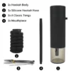 Portable Travel Hookah Set with Protective Cover and Smoking Accessories